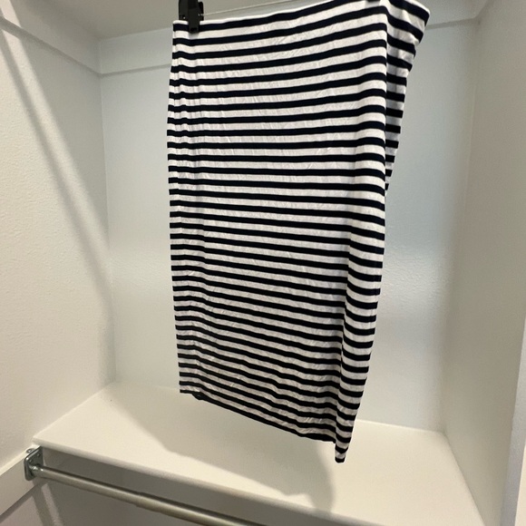 Vince Camuto Nautical Stripe Pencil Skirt - Picture 1 of 2